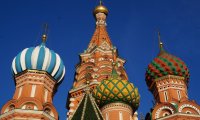 The Cathedral of Vasily the Blessed (St. Basil), Moscova, Rusia