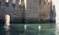 Castelul din Sirmione, Lacul Garda, Italia
