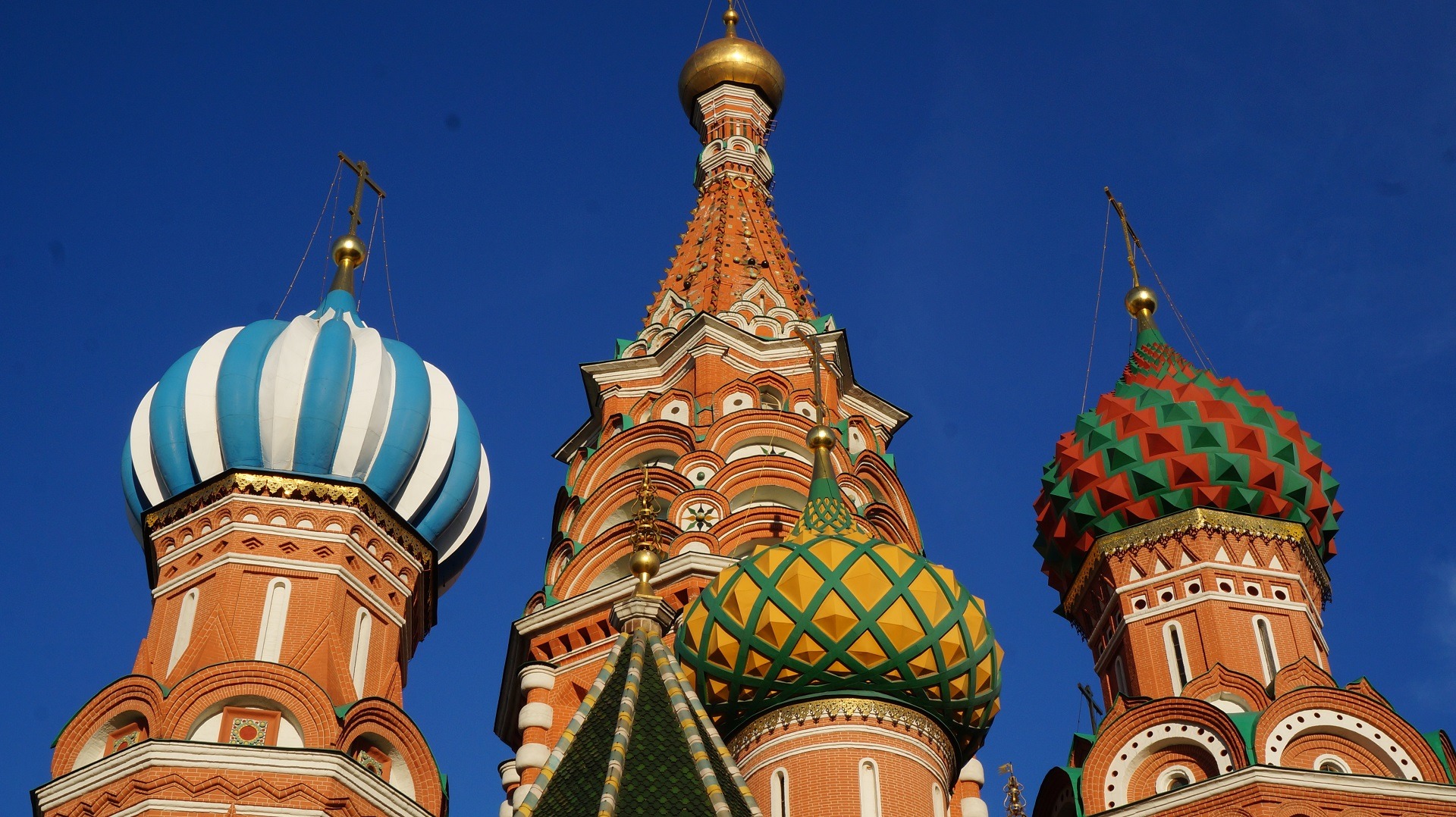 The Cathedral of Vasily the Blessed (St. Basil), Moscova, Rusia